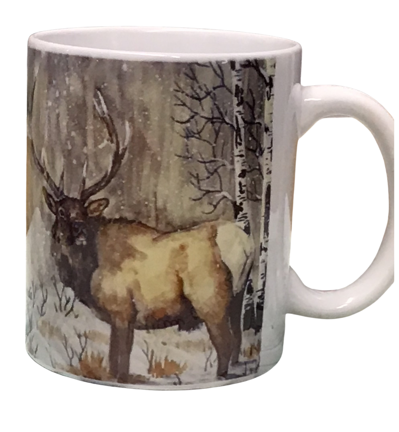 Bull of the Woods - Montana Artist - Laurel Ovitt - 11oz Mug