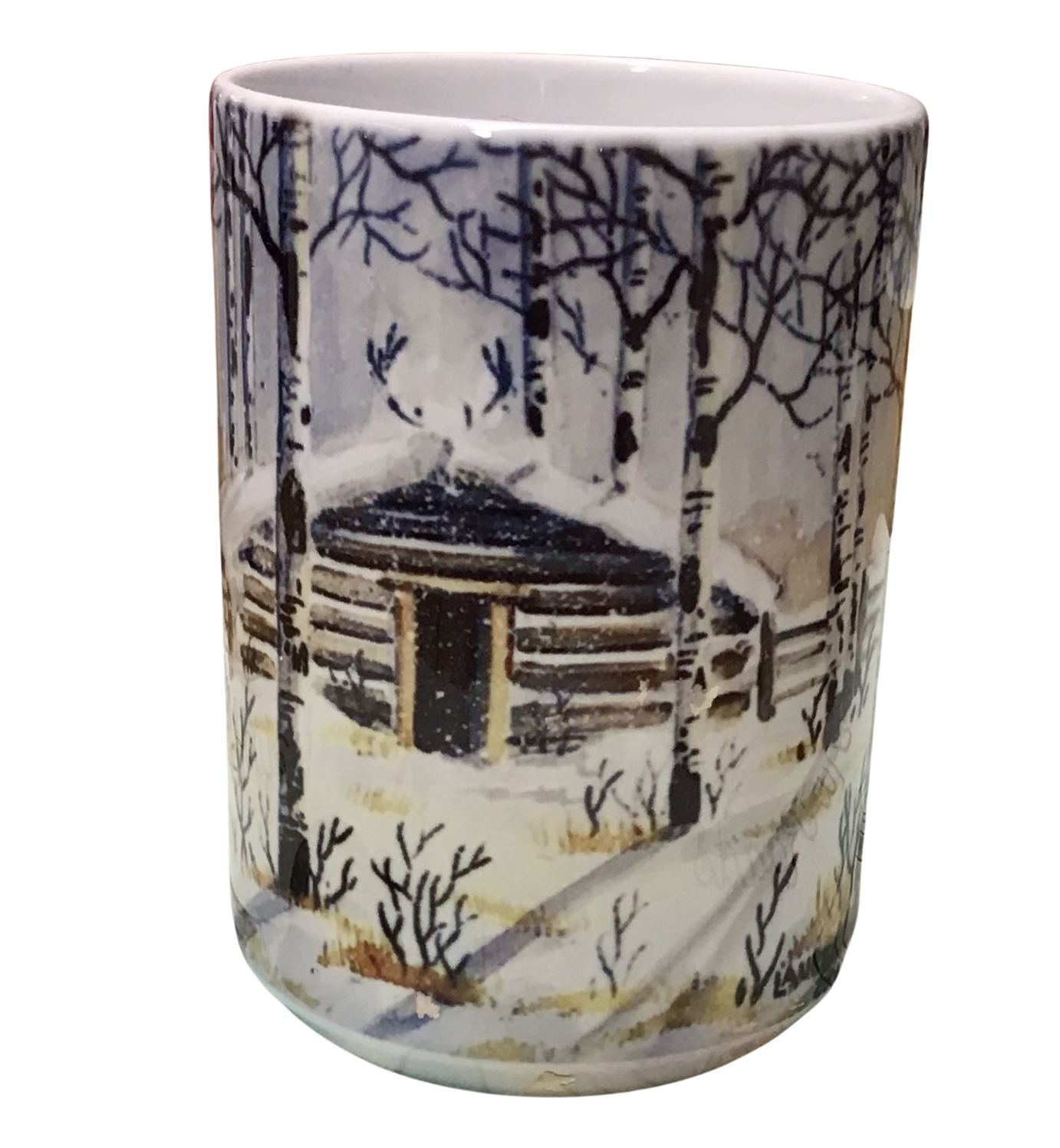 Cabin- Montana Artist - Laurel Ovitt - 15oz Mug