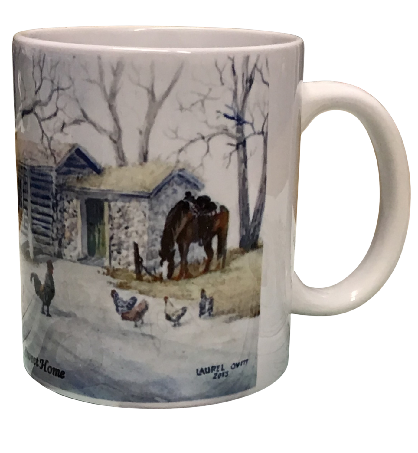 Home Sweet Home- Montana Artist - Laurel Ovitt - 11oz Mug