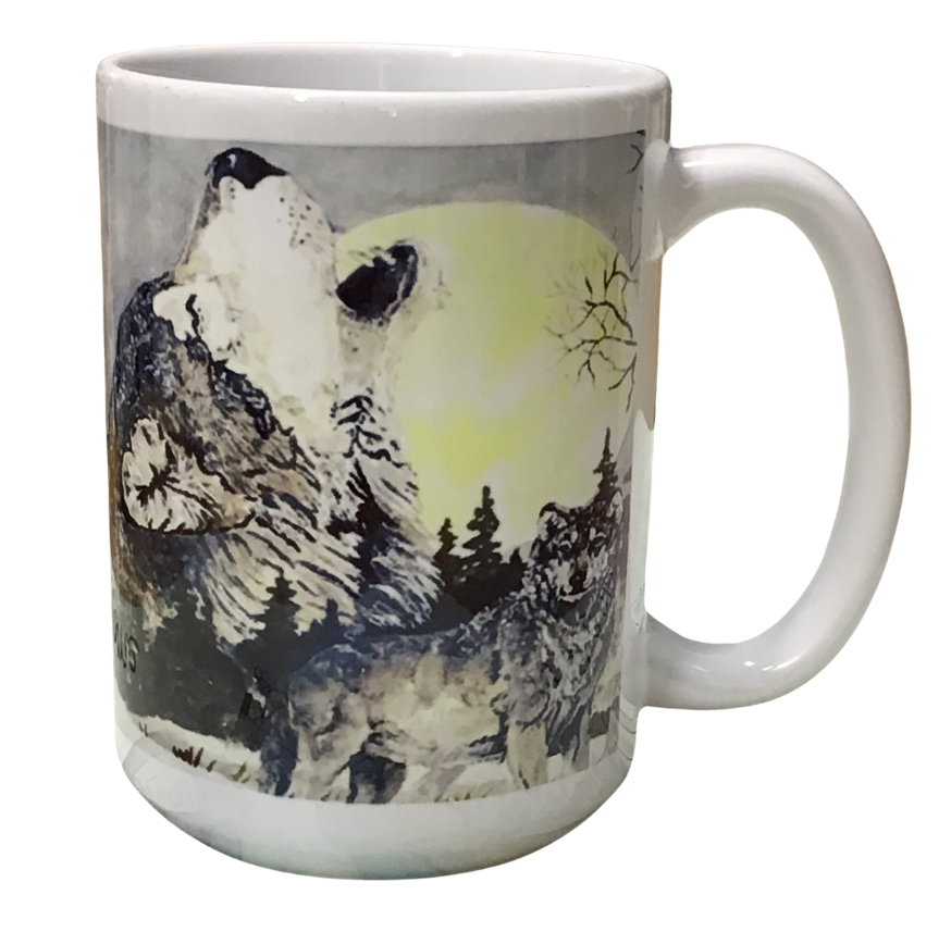 Moonlight Serenade- Montana Artist - Laurel Ovitt - 15oz Mug