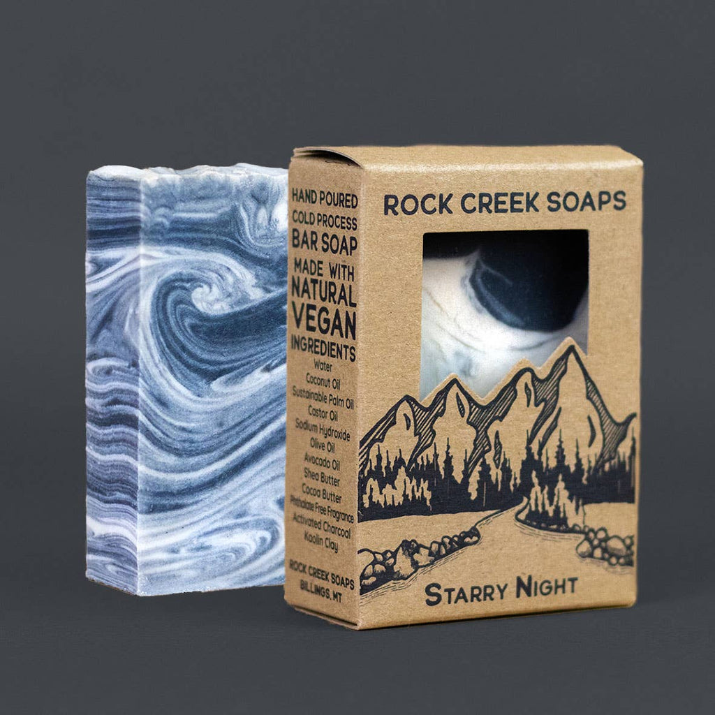 Starry Night Bar Soap: Vanilla, Sandalwood & Currants