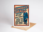 Funny Cards, College or High School Graduation Cards for Him