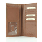 Western Cut Rodeo Wallet w/ Shotgun Shell Concho AB 1902: Tan