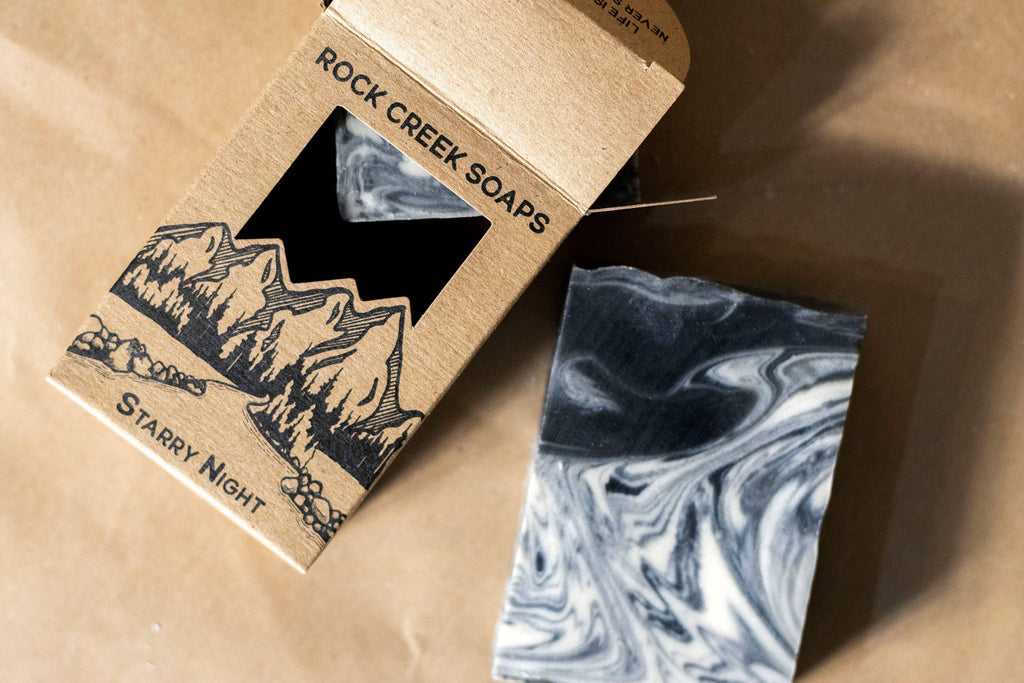 Starry Night Bar Soap: Vanilla, Sandalwood & Currants