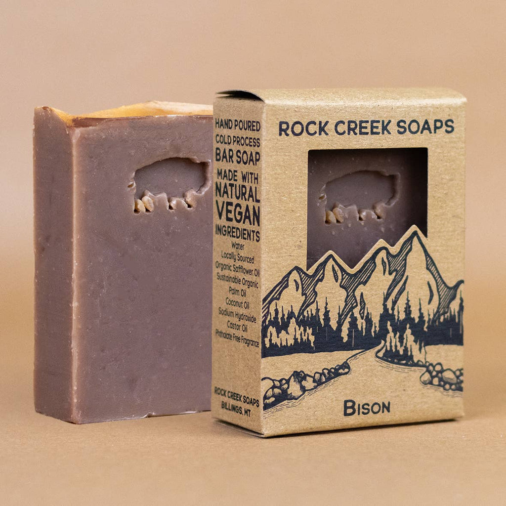 Bison Bar Soap: Amber Vanilla & Lavender