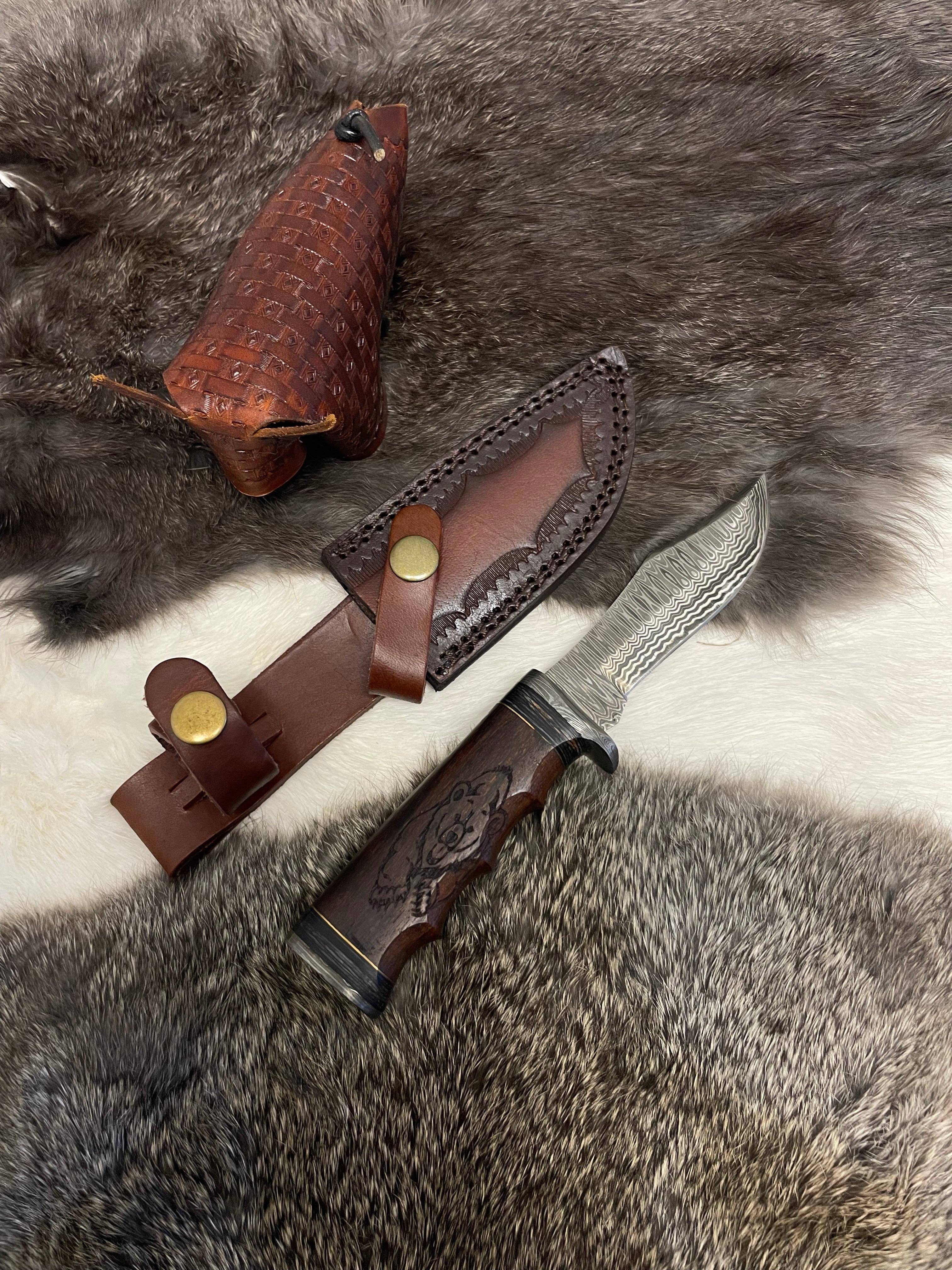 Grizzly Timberline Damascus Knife Damascus Knife  (Compact)