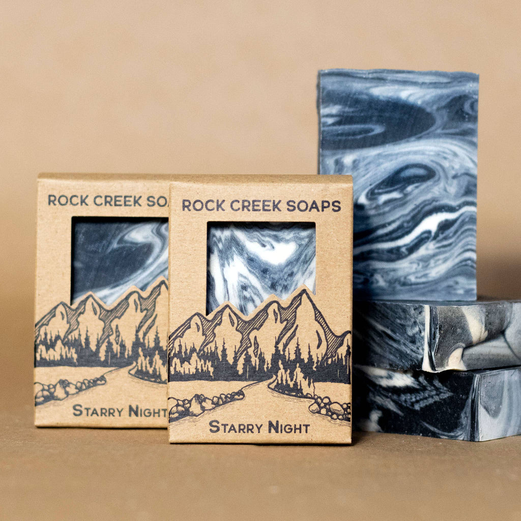 Starry Night Bar Soap: Vanilla, Sandalwood & Currants