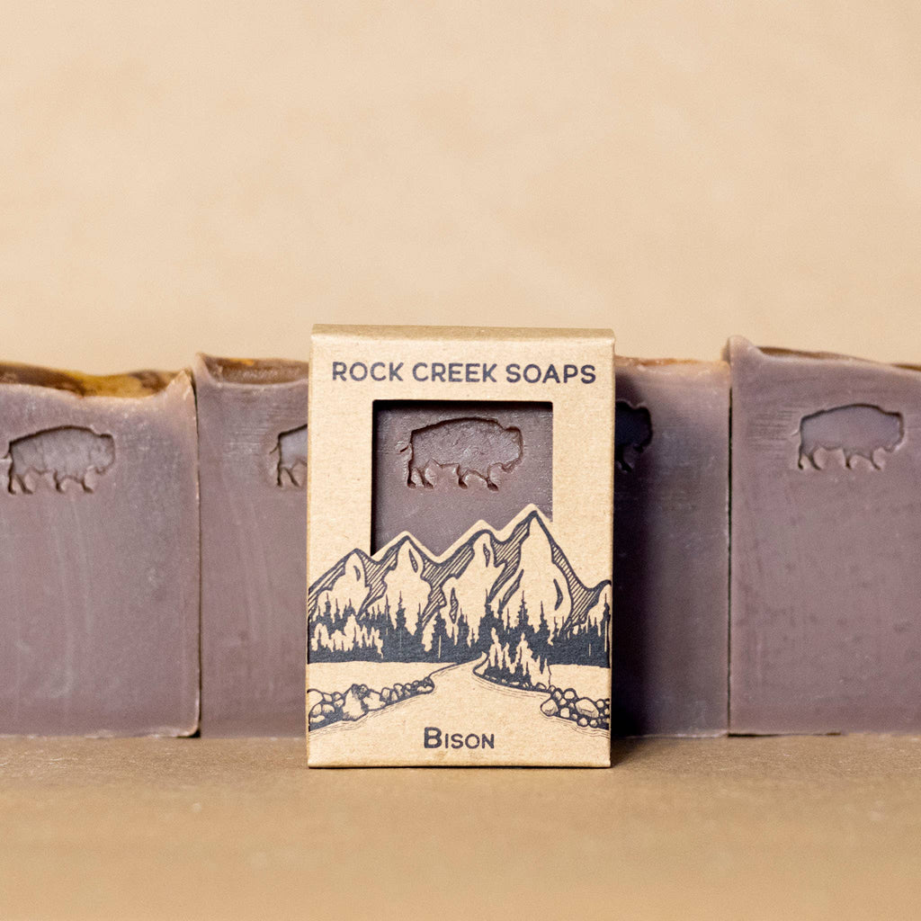 Bison Bar Soap: Amber Vanilla & Lavender