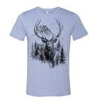 Elk Mountain Unisex Wildlife T-Shirt - Medium