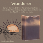 Wanderer Bar Soap | Amber, Vanilla & Lavender