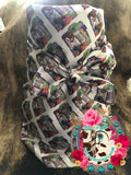 Custom Texas Rodeo Finals Vintage Wild Rag 35 x 35
