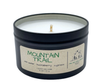 Mountain Trail - 6 oz Black Matte Candle Tin: 6 oz