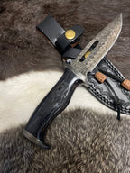 Damascus Knife TK-098 -Lunar Guardian   (Compact)