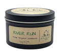 River Run -  Black Matte Candle Tin: