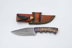 Damascus Hunter Knife - Ironfang