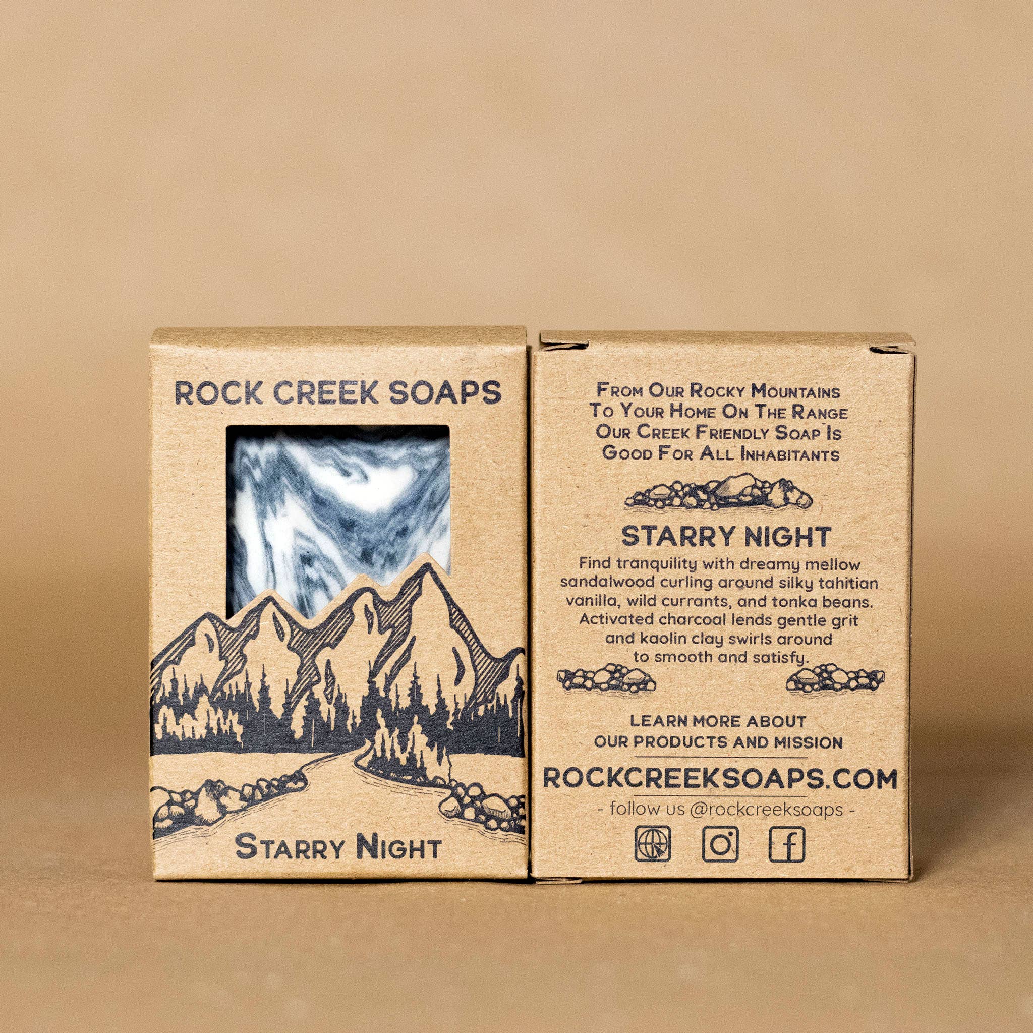 Starry Night Bar Soap: Vanilla, Sandalwood & Currants