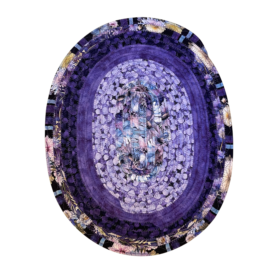 Purple shades - Handmade Rug