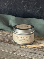 Forest Floor-6 oz. Black Matte Candle Tin: 6 oz