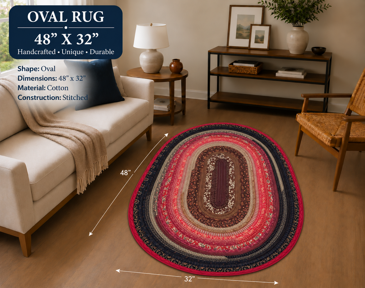 Warm Hearth Handmade Rug
