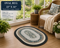 Sage , Green and Gold Handmade Rug