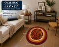 Small Fall Leaves - Handmade Rugs