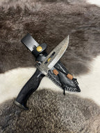 Damascus Knife TK-098 -Lunar Guardian   (Compact)