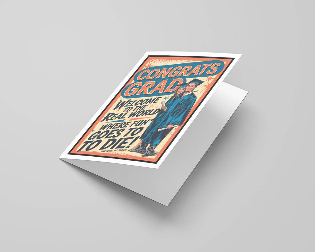 Funny Cards, College or High School Graduation Cards for Him