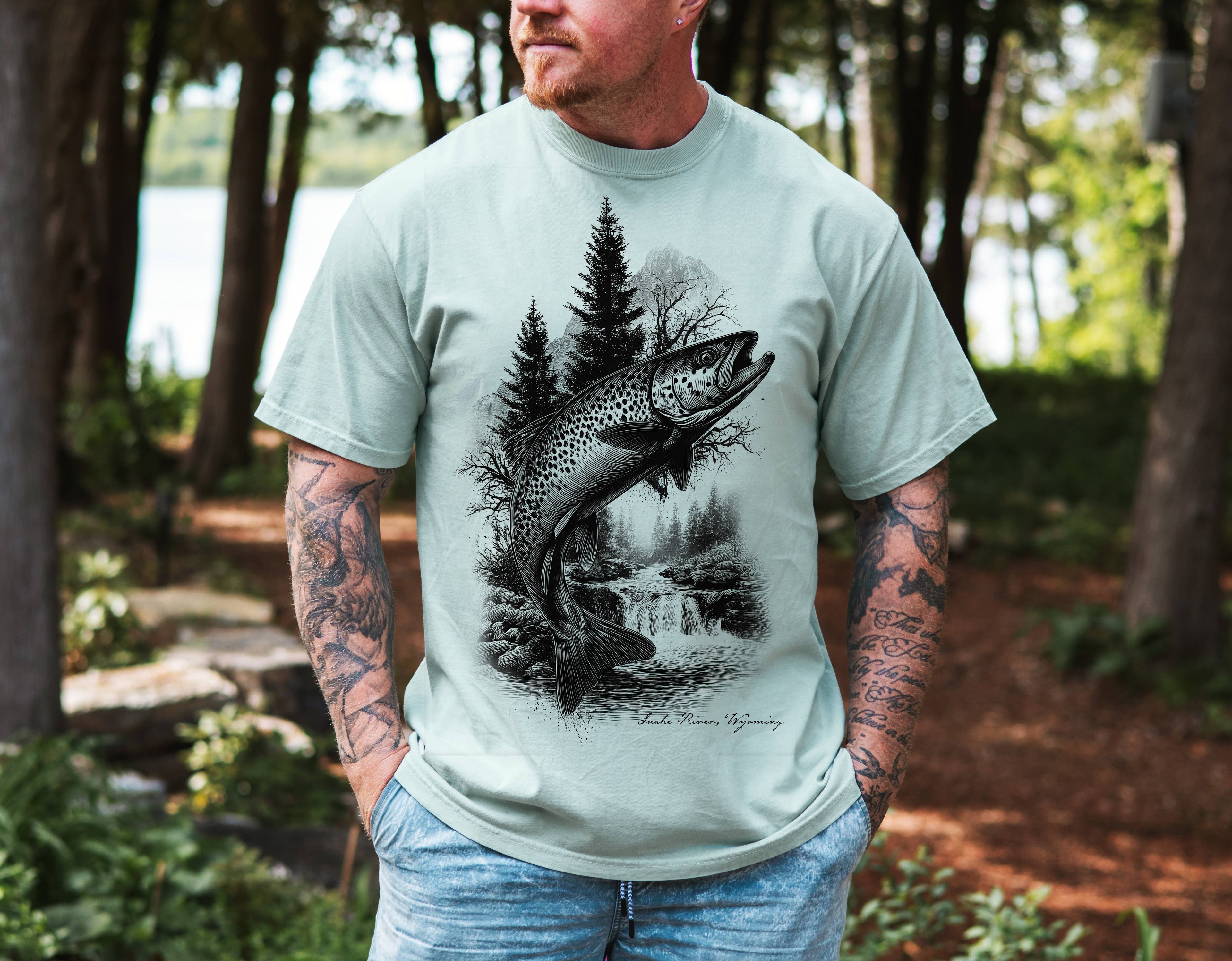 Trout River Wilderness Graphic T-Shirt