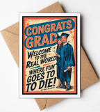Funny Cards, College or High School Graduation Cards for Him