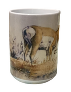 Antelope - Montana Artist - Laurel Ovitt - 15oz Mug