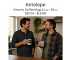 Antelope - Montana Artist - Laurel Ovitt - 11 oz - 15 oz Mug