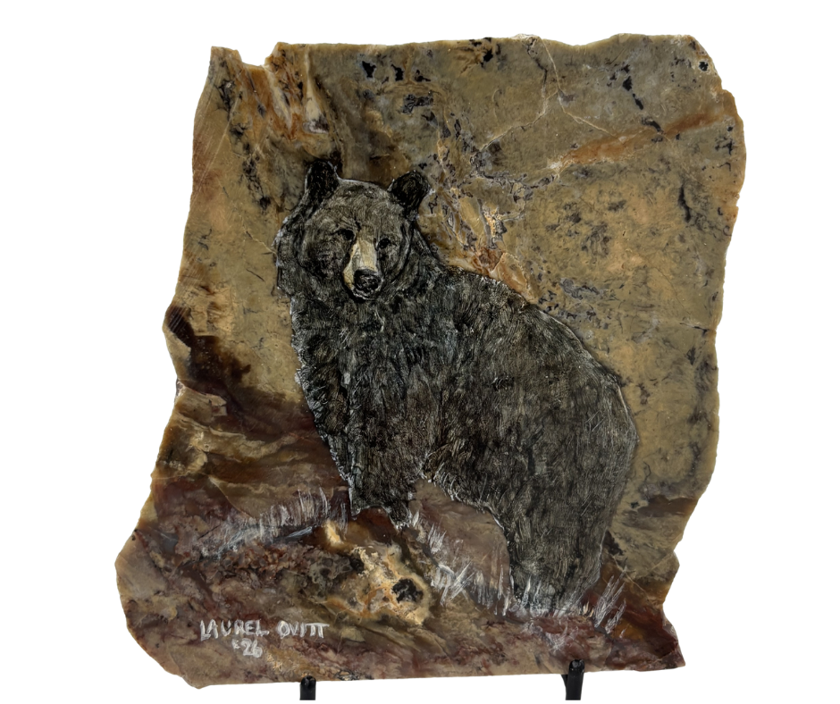 Original Black Bear Rock Art