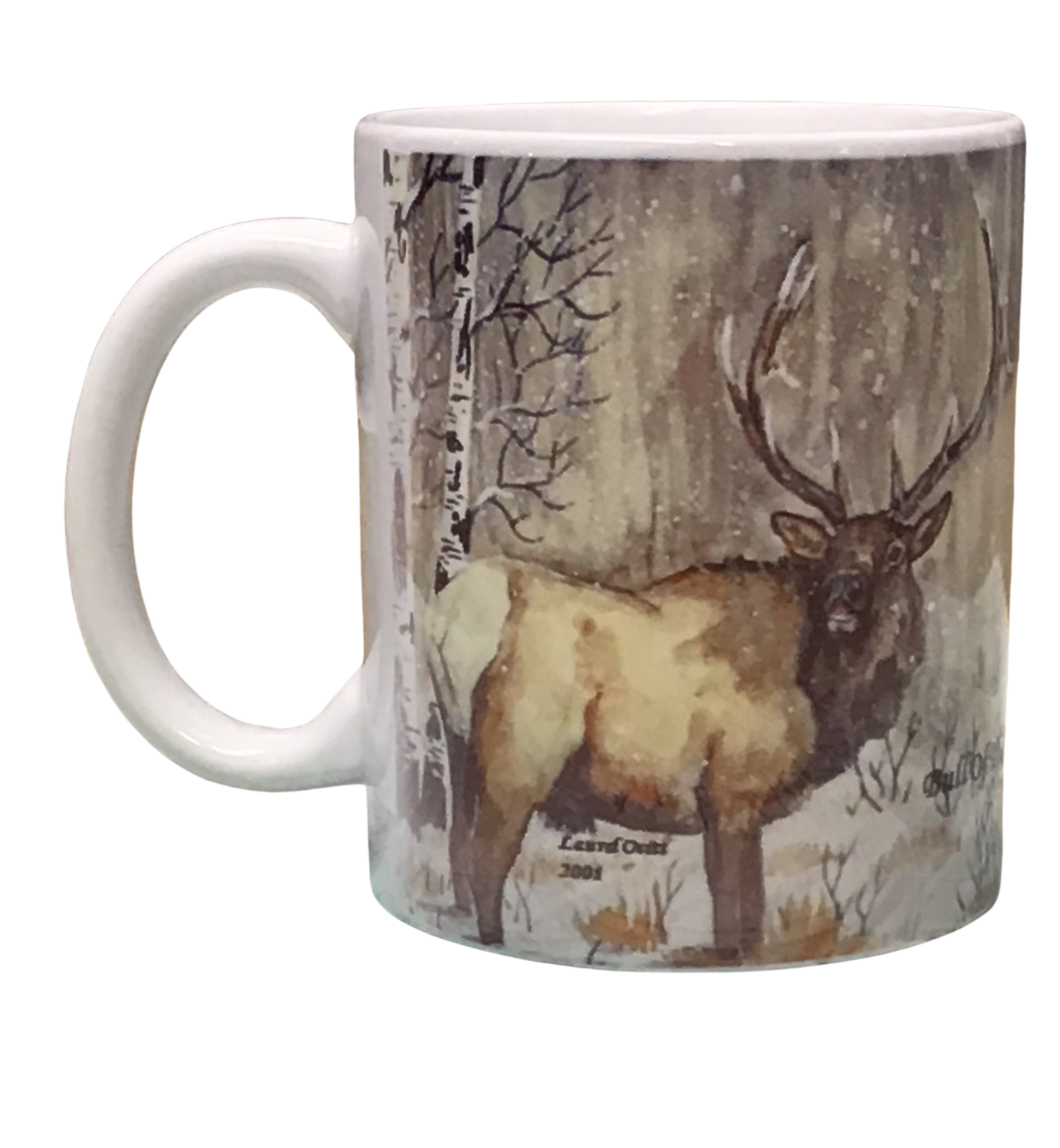 Bull of the Woods -  Montana Artist - Laurel Ovitt - 11oz Mug