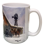 Barn- Montana Artist - Laurel Ovitt - 15oz Mug