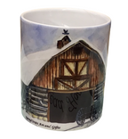 Barn- Montana Artist - Laurel Ovitt - 11oz Mug