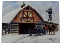 Barn Cutting Board