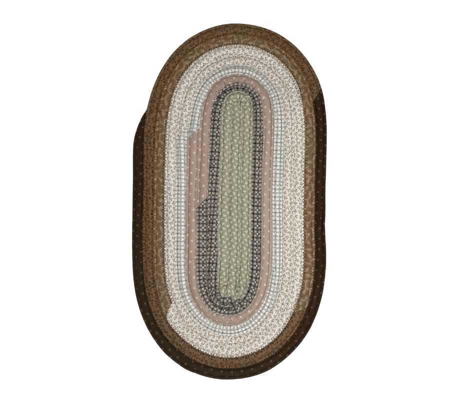 Beige & Tan Cotton Flannel Topper