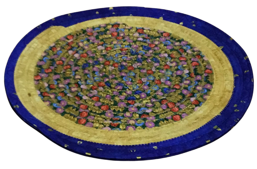 Blue and Gold Pebbles