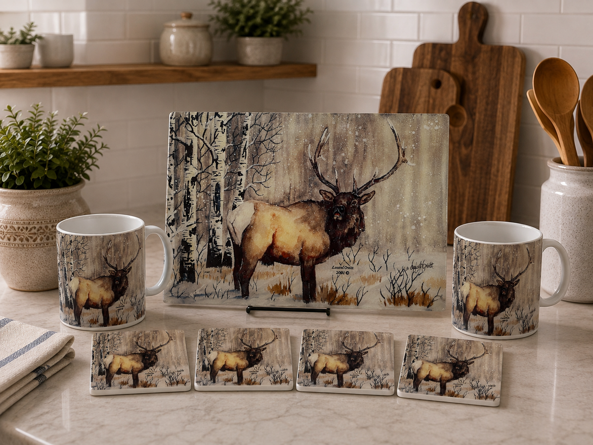 Kitchen Gift Set – Montana Artist Laurel Ovitt