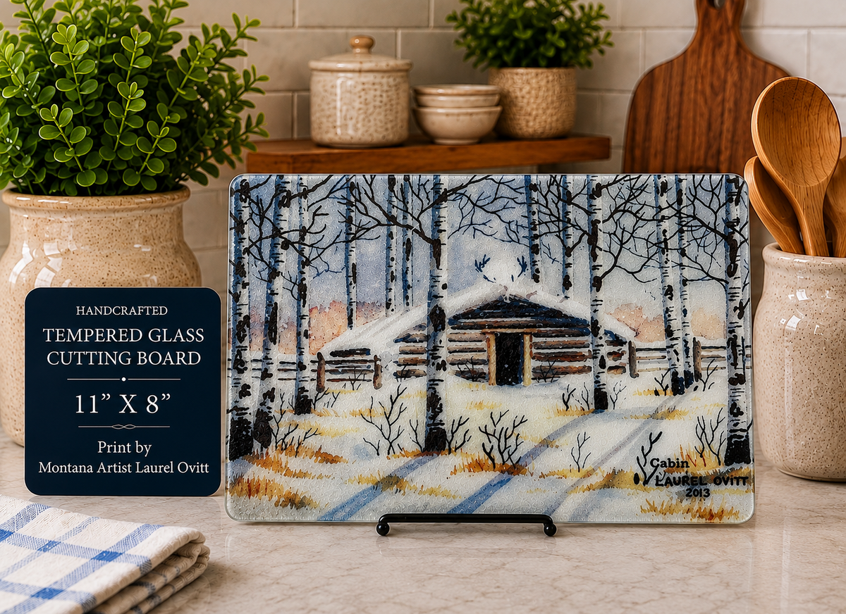 Cutting Boards - Small Western - Tempered Glass