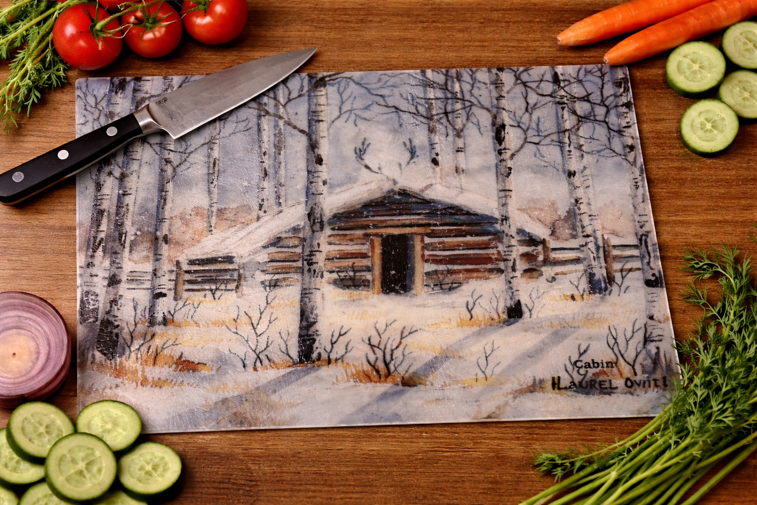 Cabin Cutting Board