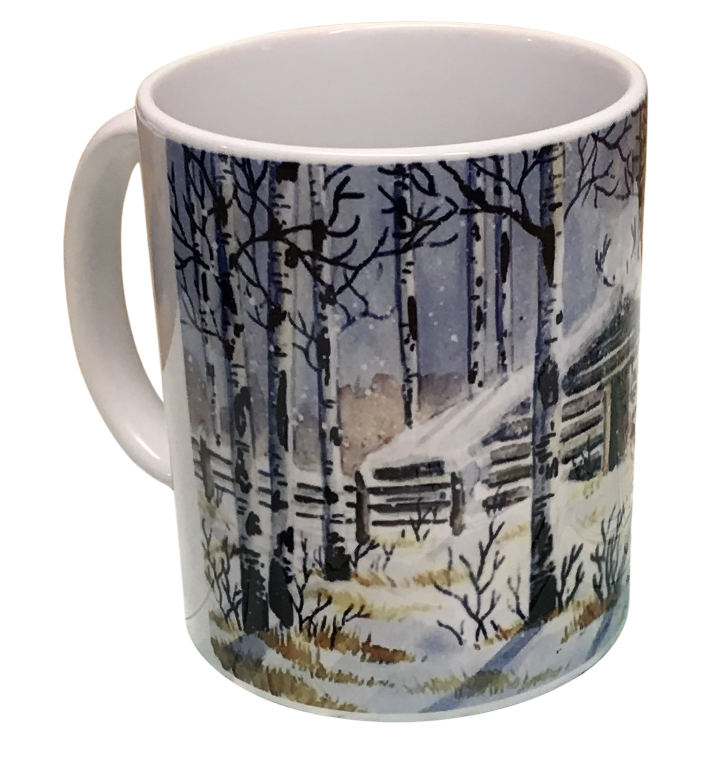 Cabin- Montana Artist - Laurel Ovitt - 11oz Mug