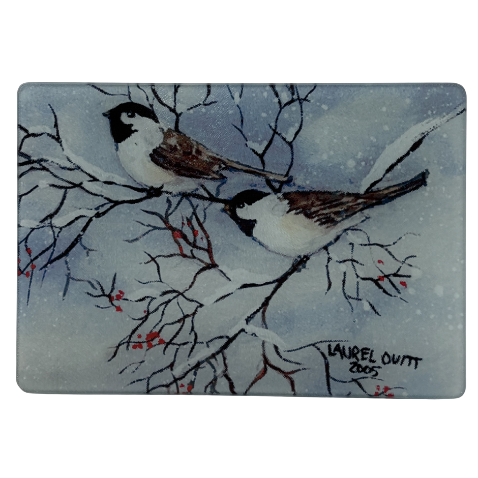 Chickadees Cutting Board