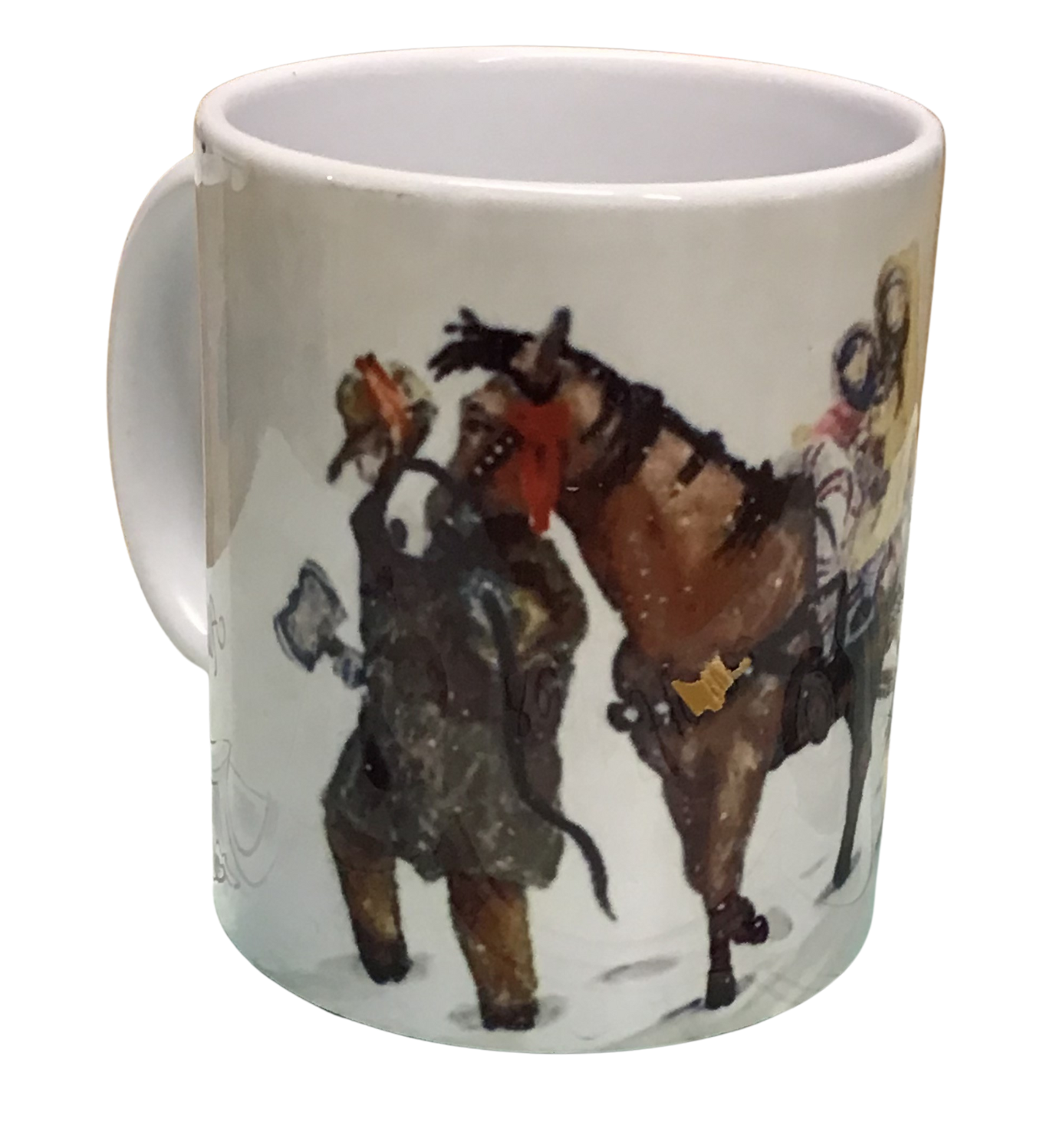 Christmas - Montana Artist - Laurel Ovitt - 11oz Mug