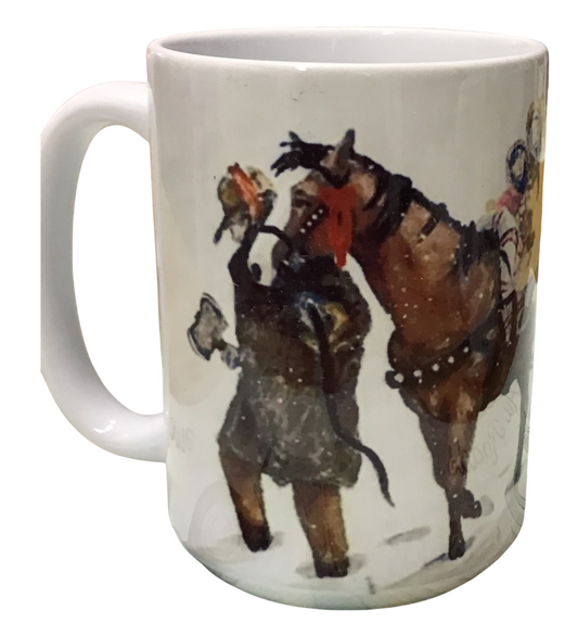 Christmas - Montana Artist - Laurel Ovitt - 15oz Mug