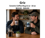 Griz - Montana Artist - Laurel Ovitt - 15oz Mug
