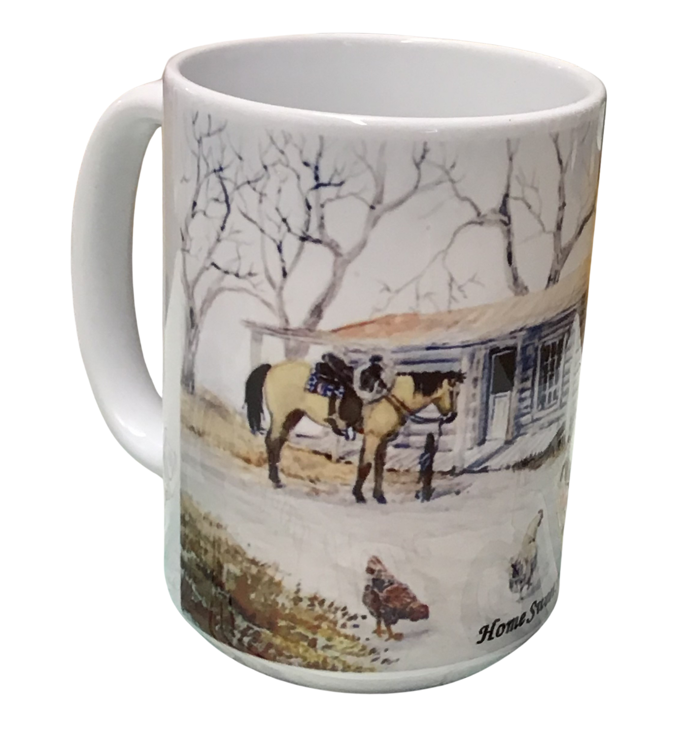Home Sweet Home- Montana Artist - Laurel Ovitt - 15oz Mug