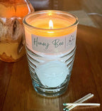 Pine and Sage - 10 oz - 100% Recycled Glass Candle/ Bamboo Lid