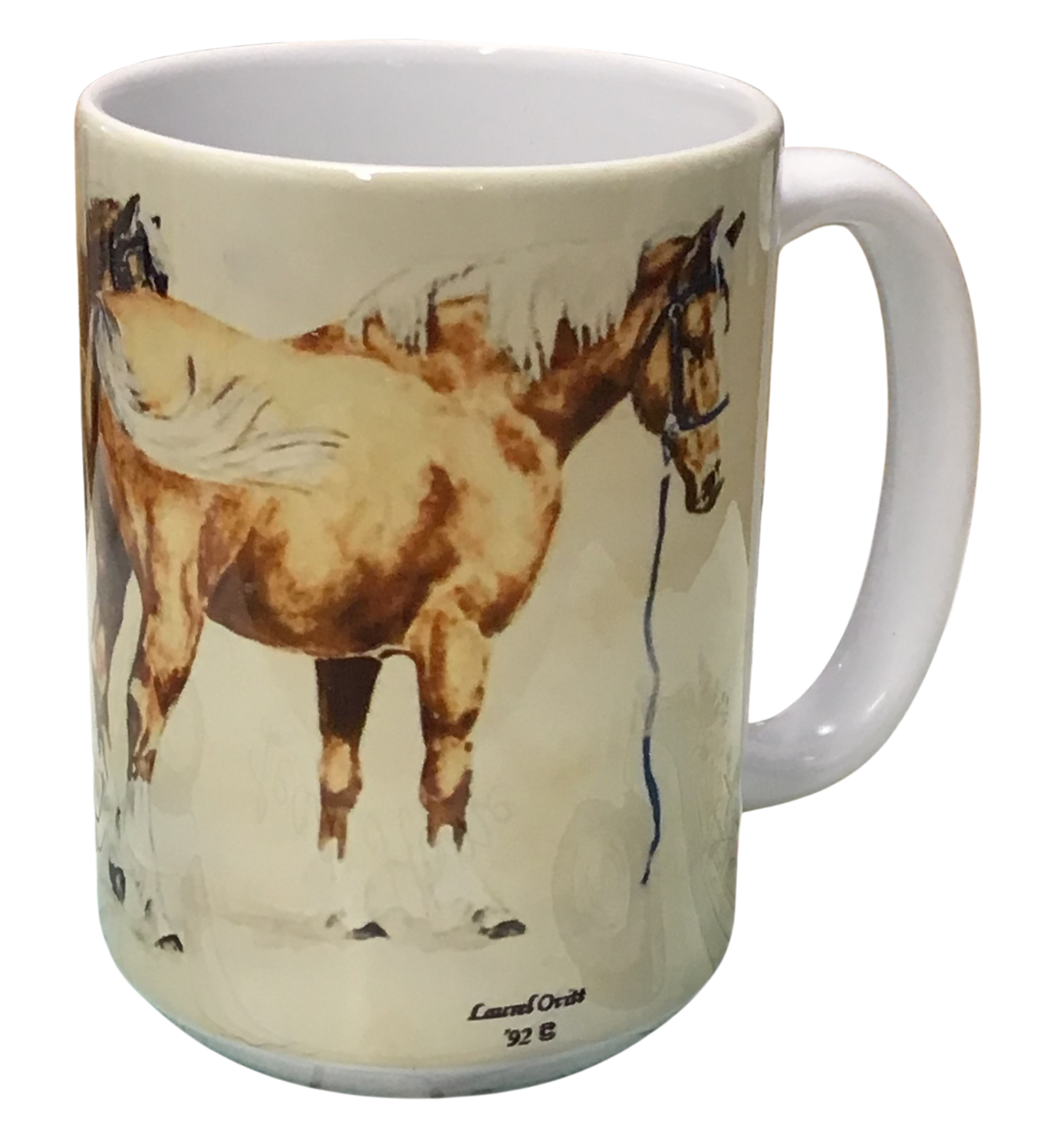 Horses- Montana Artist - Laurel Ovitt - 15oz Mug