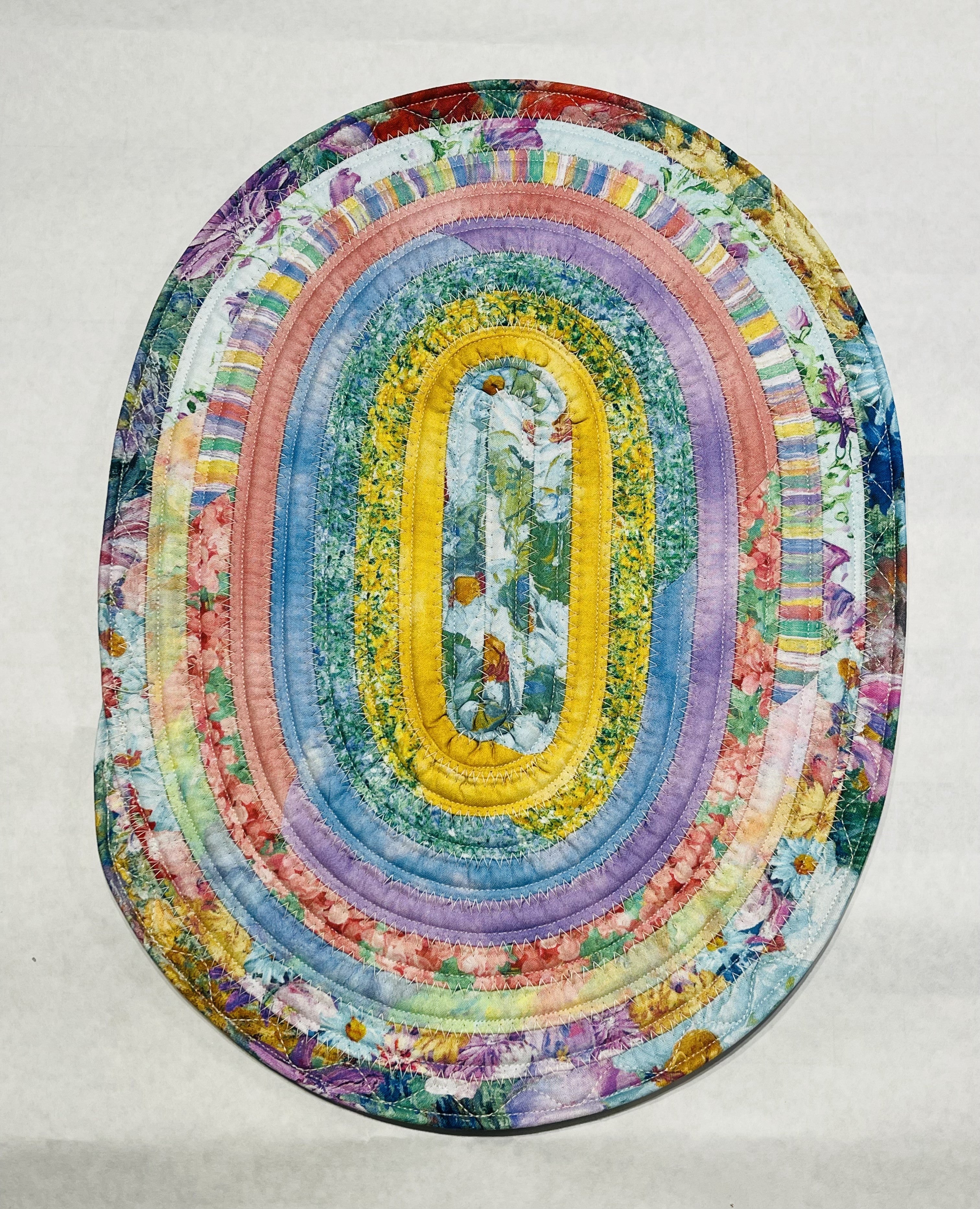 Pastel Platter Handmade Rug